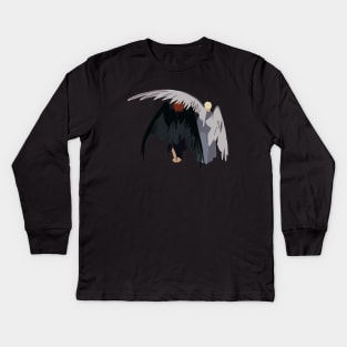 Minimal Good Omens 2 Kids Long Sleeve T-Shirt